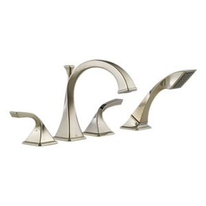 DT67430BN/DR64707 Virage Deck Mount With Handshower Tub Faucet - Brilliance Brushed Nickel DT67430BN/DR64707 Virage Deck Mount With Handshower Tub Faucet - Brilliance Brushed Nickel