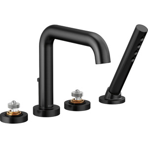 DT67435BLLHP Litze Tub Faucet Trim Trim Kit - Matte Black