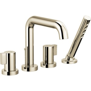 DT67435PNLHP Litze Tub Faucet Trim Trim Kit - Brilliance Polished Nickel DT67435PNLHP Litze Tub Faucet Trim Trim Kit - Brilliance Polished Nickel