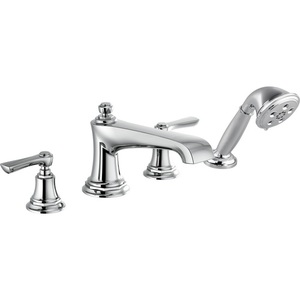DT67460PCLHP/DHL660PC/DR64707 Rook Deck Mount With Handshower Tub Faucet - Chrome DT67460PCLHP/DHL660PC/DR64707 Rook Deck Mount With Handshower Tub Faucet - Chrome