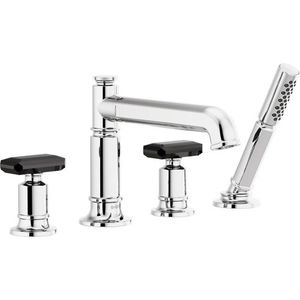 DT67476PCLHP/DHK676PCBC/DR64707 Invari Deck Mount With Handshower Tub Faucet - Polished Chrome