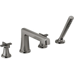 DT67498SLLHP/DHX698SL/DR64707 Levoir Deck Mount With Handshower Tub Faucet - Luxe Steel