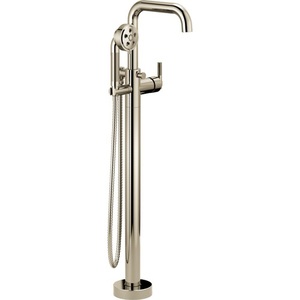 DT70135PNLHP/DHL7033PN/DR70100 Litze Freestanding Tub Faucet - Brilliance Polished Nickel