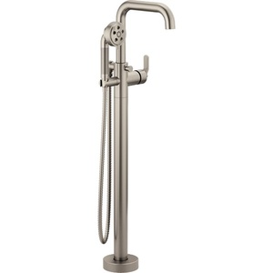 DT70135NKLHP/DHL7034NK/DR70100 Litze Freestanding Tub Faucet - Brilliance Luxe Nickel DT70135NKLHP/DHL7034NK/DR70100 Litze Freestanding Tub Faucet - Brilliance Luxe Nickel