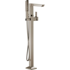 DT70188NK/DR70100 Vettis Freestanding Tub Faucet - Brilliance Luxe Nickel