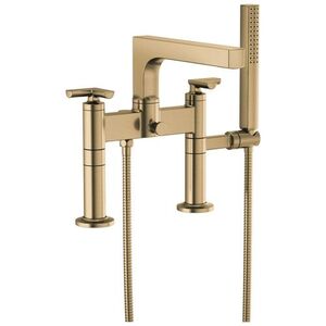 DT70307GL/DT70310GLLHP/DT71765GL Kintsu Deck Mount With Handshower Tub Faucet - Brilliance Luxe Gold