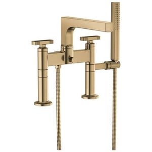 DT70308GL/DT70310GLLHP/DT71765GL Kintsu Deck Mount With Handshower Tub Faucet - Brilliance Luxe Gold