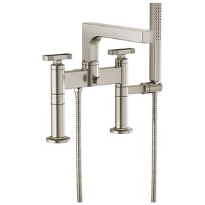 DT70308NK/DT70310NKLHP/DT71765NK Kintsu Deck Mount With Handshower Tub Faucet - Brilliance Luxe Nickel