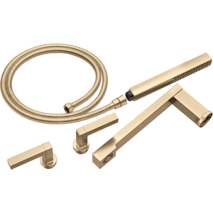 DT70322GL Frank Lloyd Wright Tub Faucet Trim Trim Kit - Luxe Gold