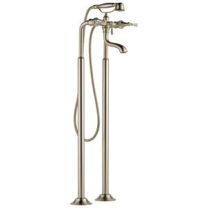 DT70336BN/DT70210BNLHP/DRP73766BN/DR70200 Tresa Freestanding Tub Faucet - Brilliance Brushed Nickel DT70336BN/DT70210BNLHP/DRP73766BN/DR70200 Tresa Freestanding Tub Faucet - Brilliance Brushed Nickel
