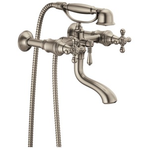 DT70338BN/DT70210BNLHP/DRP73764BN Tresa Wall Mount Whirlpool Faucet Tub Faucet - Brilliance Brushed Nickel DT70338BN/DT70210BNLHP/DRP73764BN Tresa Wall Mount Whirlpool Faucet Tub Faucet - Brilliance Brushed Nickel