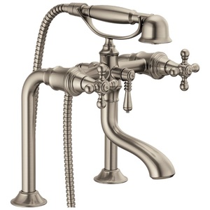 DT70338BN/DT70210BNLHP/DRP73765BN Tresa Deck Mount With Handshower Tub Faucet - Brilliance Brushed Nickel DT70338BN/DT70210BNLHP/DRP73765BN Tresa Deck Mount With Handshower Tub Faucet - Brilliance Brushed Nickel
