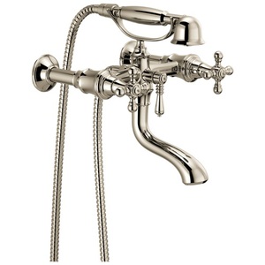 DT70338PN/DT70210PNLHP/DRP73764PN Tresa Wall Mount Whirlpool Faucet Tub Faucet - Brilliance Polished Nickel DT70338PN/DT70210PNLHP/DRP73764PN Tresa Wall Mount Whirlpool Faucet Tub Faucet - Brilliance Polished Nickel