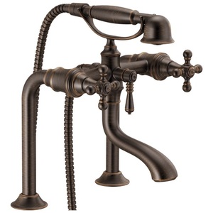 DT70338RB/DT70210RBLHP/DRP73765RB Tresa Deck Mount With Handshower Tub Faucet - Venetian Bronze DT70338RB/DT70210RBLHP/DRP73765RB Tresa Deck Mount With Handshower Tub Faucet - Venetian Bronze