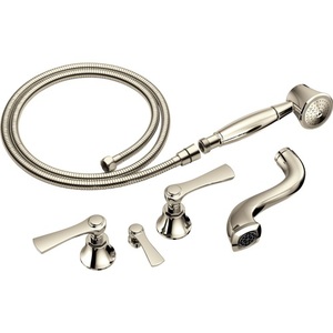 DT70360PN Rook Tub Faucet Trim Trim Kit - Brilliance Polished Nickel DT70360PN Rook Tub Faucet Trim Trim Kit - Brilliance Polished Nickel