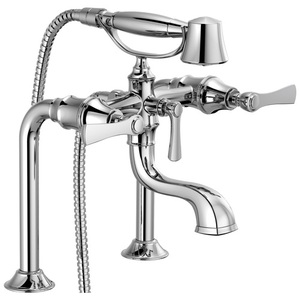 DT70360PC/DT70210PCLHP/DRP73765PC Rook Deck Mount With Handshower Tub Faucet - Chrome DT70360PC/DT70210PCLHP/DRP73765PC Rook Deck Mount With Handshower Tub Faucet - Chrome