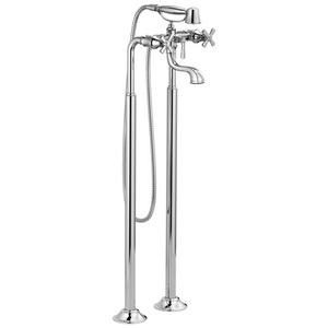 DT70210PCLHP/DT70361PC/DRP73766PC/DR70200 Rook Freestanding Tub Faucet - Chrome