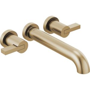 DT70435GLLHP/DHL70435GL/DR70400 Litze Wall Mount Whirlpool Faucet Tub Faucet - Brilliance Luxe Gold DT70435GLLHP/DHL70435GL/DR70400 Litze Wall Mount Whirlpool Faucet Tub Faucet - Brilliance Luxe Gold