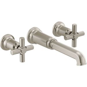 DT70476NKLHP/DHX70476NK/DR70400 Invari Wall Mount Whirlpool Faucet Tub Faucet - Brilliance Luxe Nickel