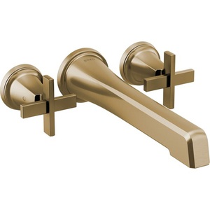 DT70498GLLHP/DHX7098GL/DR70400 Levoir Wall Mount Whirlpool Faucet Tub Faucet - Brilliance Luxe Gold