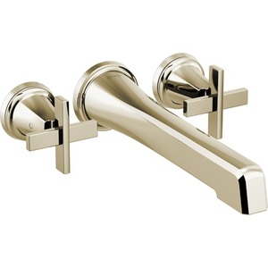 DT70498PNLHP/DHX7098PN/DR70400 Levoir Wall Mount Whirlpool Faucet Tub Faucet - Brilliance Polished Nickel