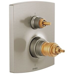 DT75506NKLHP Kintsu Thermostatic / Volume Control Trim Trim Kit - Brilliance Luxe Nickel