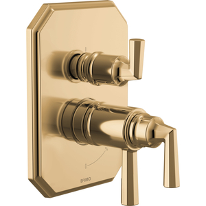 DT75565PG Beauclere Thermostatic Valve Trim Trim Kit - Polished Gold DT75565PG Beauclere Thermostatic Valve Trim Trim Kit - Polished Gold