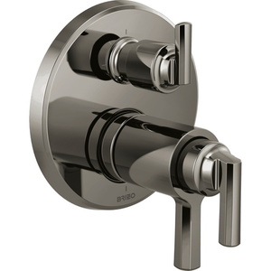 DT75598BNX Levoir Thermostatic / Volume Control Trim Trim Kit - Brilliance Black Onyx