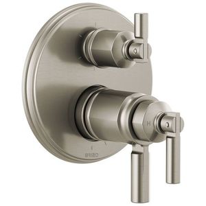 DT75676NK Invari Thermostatic / Volume Control Trim Trim Kit - Brilliance Luxe Nickel