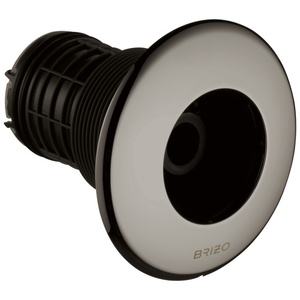 DT84613BNX Baliza Face Plate Shower Accessory - Brilliance Black Onyx