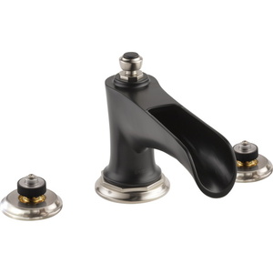 DT67361NKBLLHP Rook Tub Faucet Trim Trim Kit - Luxe Nickel / Matte Black DT67361NKBLLHP Rook Tub Faucet Trim Trim Kit - Luxe Nickel / Matte Black