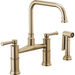 Brizo D62525LFGL Brilliance Luxe Gold Two Handle Kitchen Faucet