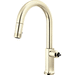Brizo D63006LFPNLHPL Lumicoat Polished Nickel Pull-Out Spray Kitchen Faucet