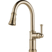 Brizo D63025LFGL Brilliance Luxe Gold Pull-Out Spray Kitchen Faucet