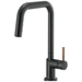 Brizo D63065LFBLLHP/DHLK177BLWD Matte Black Pull-Out Spray Kitchen Faucet