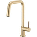 Brizo D63065LFGLLHP/DHLK177GLWD Brilliance Luxe Gold Pull-Out Spray Kitchen Faucet