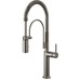 Brizo D63375LFSLLHP Luxe Steel Pull-Out Spray Kitchen Faucet