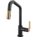 Brizo D63964LFBLGL Matte Black/Luxe Gold Single Hole Bar Faucet