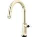 Brizo D64006LFPNLHPL Lumicoat Polished Nickel Pull-Out Spray Kitchen Faucet