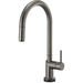 Brizo D64075LFSLLHP/DHLK175SL Luxe Steel Pull-Out Spray Kitchen Faucet