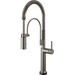 Brizo D64375LFSLLHP Luxe Steel Pull-Out Spray Kitchen Faucet