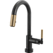 Brizo D64943LFBLGL Matte Black/Luxe Gold Single Hole Bar Faucet