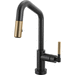 Brizo D64963LFBLGL Matte Black/Luxe Gold Single Hole Bar Faucet