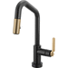 Brizo D64964LFBLGL Matte Black/Luxe Gold Single Hole Bar Faucet