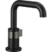 Brizo D65035LFBLSLECO Matte Black/Luxe Steel Single Hole Bathroom Sink Faucet