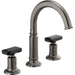 Brizo D65376LFSLLHPECO/DHK5376SLBC Luxe Steel 8'' Widespread Bathroom Sink Faucet