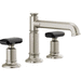 Brizo D65377LFNKLHP/DHK5376NKBC Brilliance Luxe Nickel 8'' Widespread Bathroom Sink Faucet