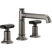 Brizo D65377LFSLLHPECO/DHK5376SLBC Luxe Steel 8'' Widespread Bathroom Sink Faucet