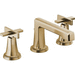 Brizo D65397LFGLLHPECO/DHX5398GL Brilliance Luxe Gold 8'' Widespread Bathroom Sink Faucet