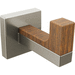 Brizo D693422NKTK Luxe Nickel/Teak Wood Robe Hook